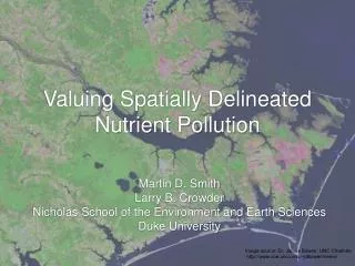 Valuing Spatially Delineated Nutrient Pollution