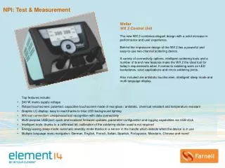 NPI: Test &amp; Measurement