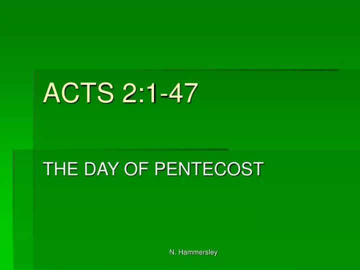 acts 2 1 47