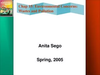 Anita Sego Spring, 2005