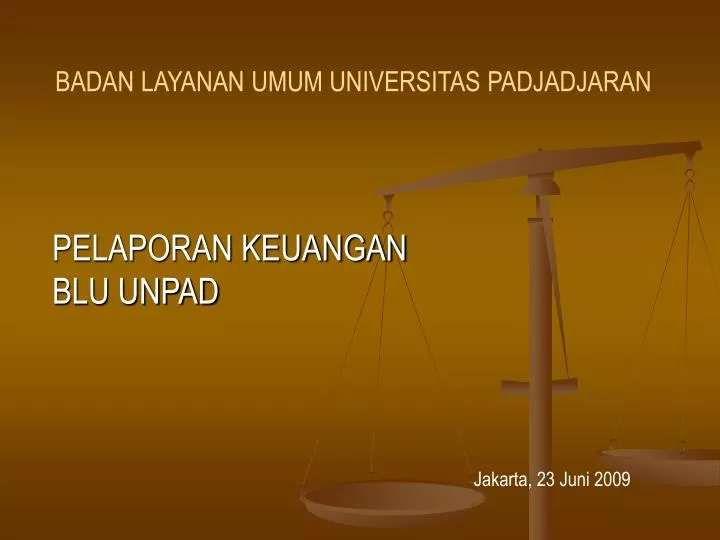 pelaporan keuangan blu unpad