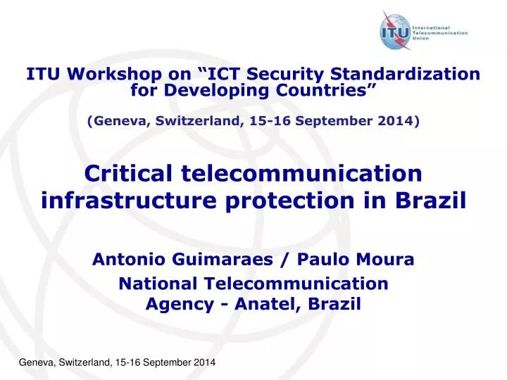 critical telecommunication infrastructure protection in brazil