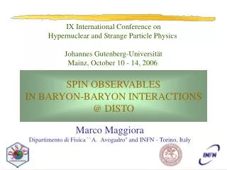 IX International Conference on Hypernuclear and Strange Particle Physics