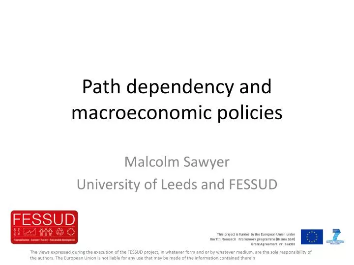 path dependency and macroeconomic policies