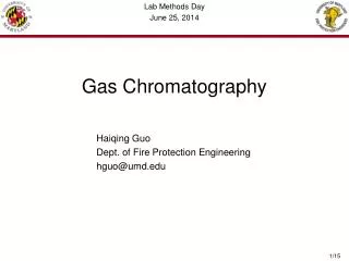 Gas Chromatography