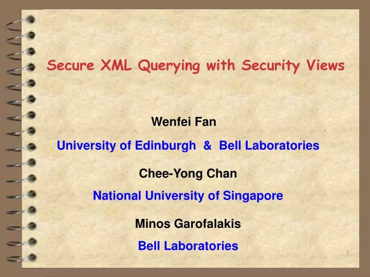 secure xml querying with security views