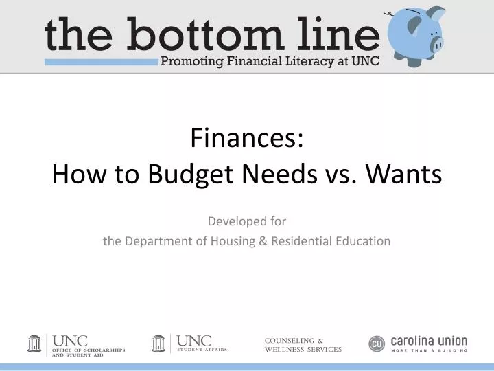 finances how to budget needs vs wants