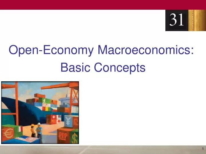 open economy macroeconomics basic concepts