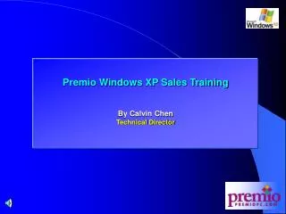 Premio Windows XP Sales Training