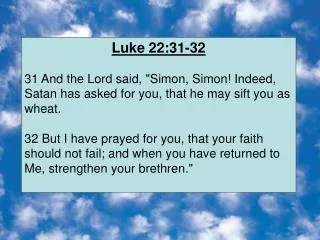 Luke 22:31-32