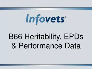 B66 Heritability, EPDs &amp; Performance Data