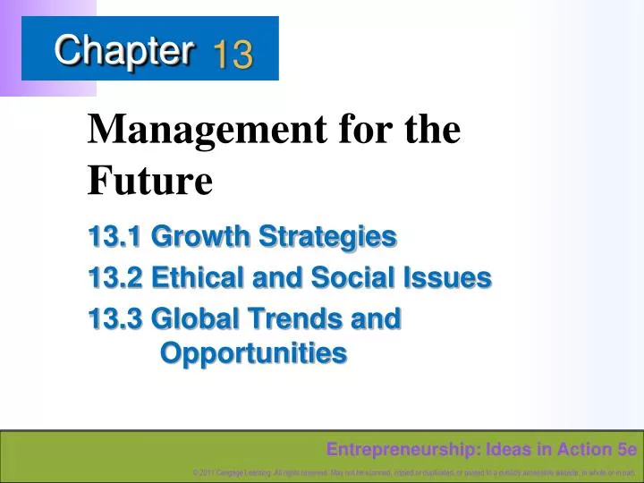 management for the future