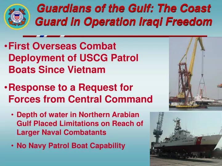 guardians of the gulf the coast guard in operation iraqi freedom