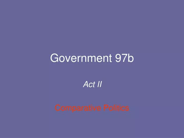 government 97b