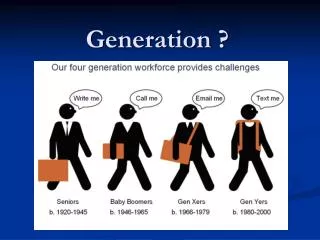Generation ?