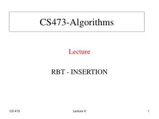 CS473-Algorithms