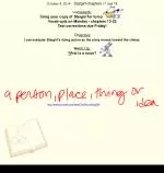 October 8, 2014 - Stargirl chapters 17 and 18 Ho mework: - slide 1