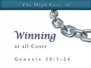 The High Cost of