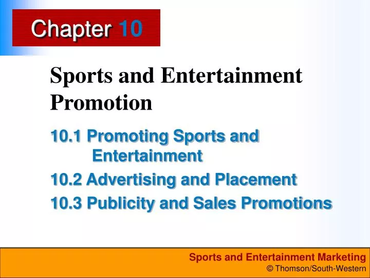 sports and entertainment promotion