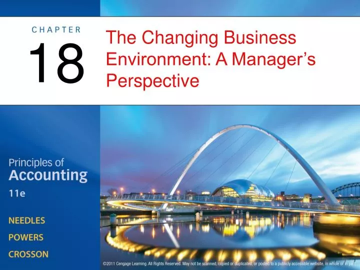 the changing business environment a manager s perspective