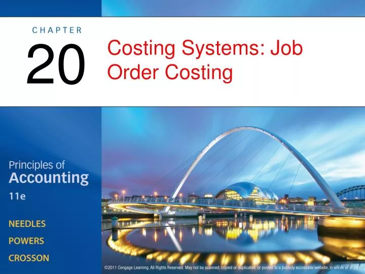 costing systems job order costing