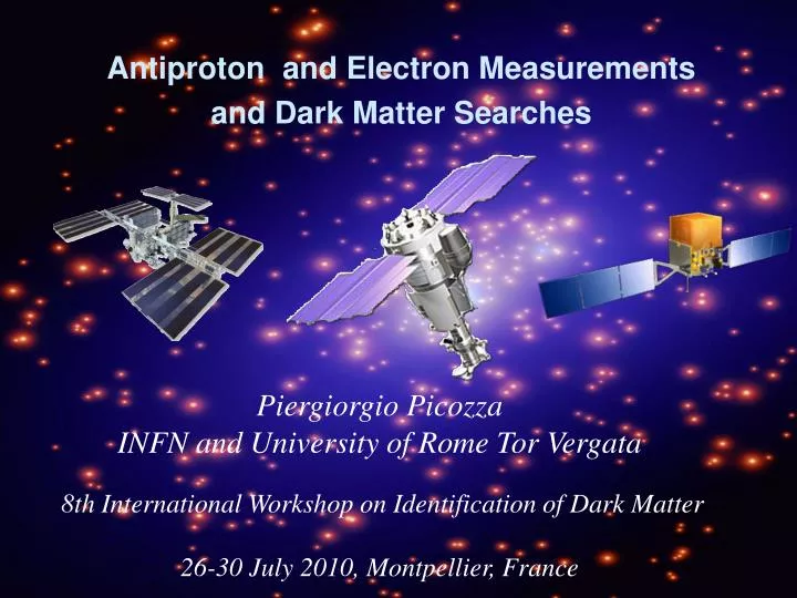 antiproton and electron measurements and dark matter searches