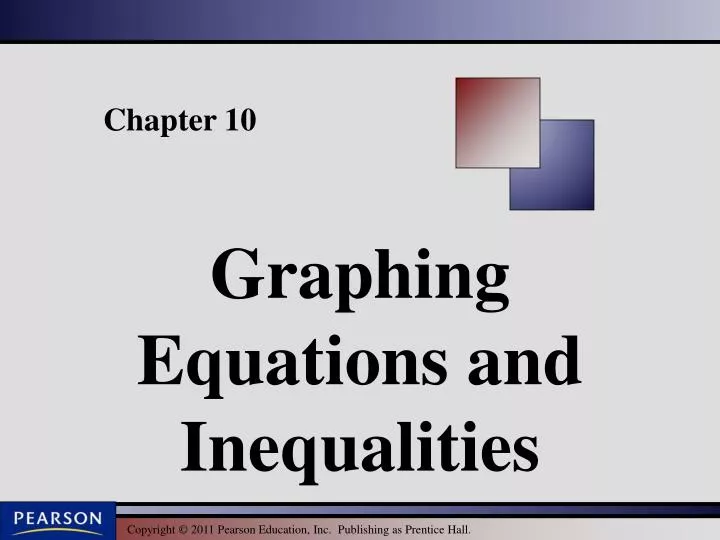 graphing equations and inequalities