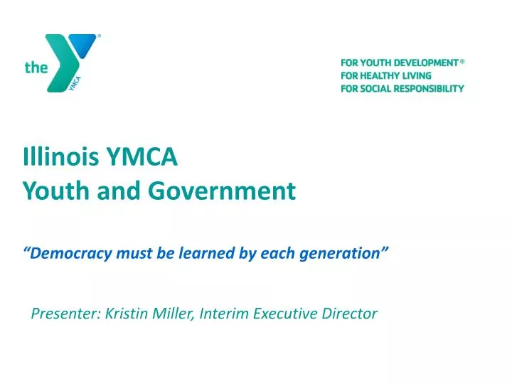 illinois ymca youth and government democracy must be learned by each generation