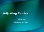 Adjusting Entries - slide 1