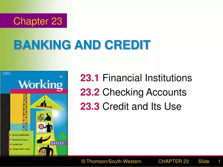 banking and credit