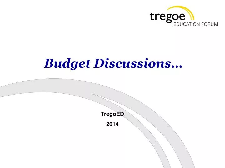 budget discussions