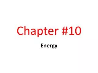 Chapter #10