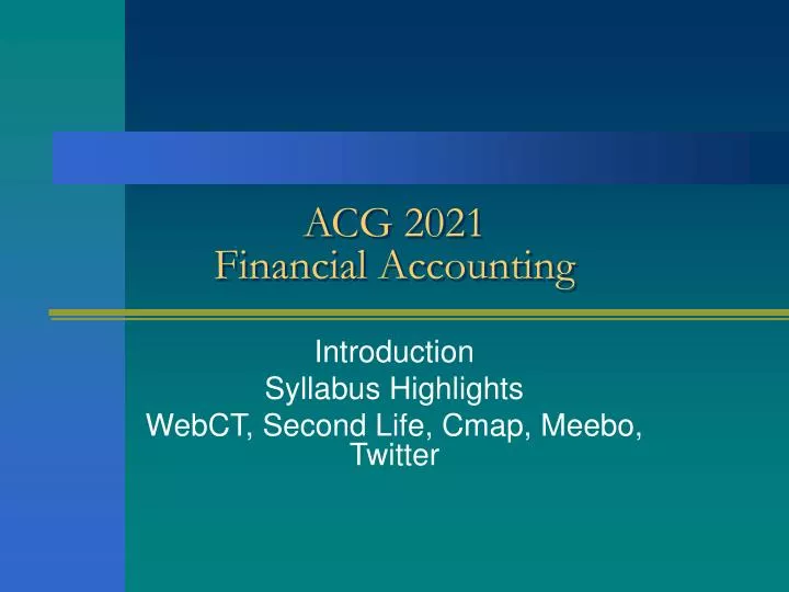 acg 2021 financial accounting