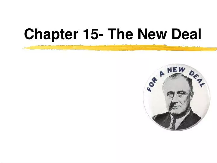 chapter 15 the new deal