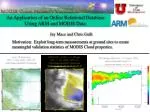 Cloud Property Validation With ARM and MODIS Data - slide 1