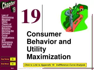 Consumer Behavior and Utility Maximization