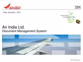 Air India Ltd. Document Management System