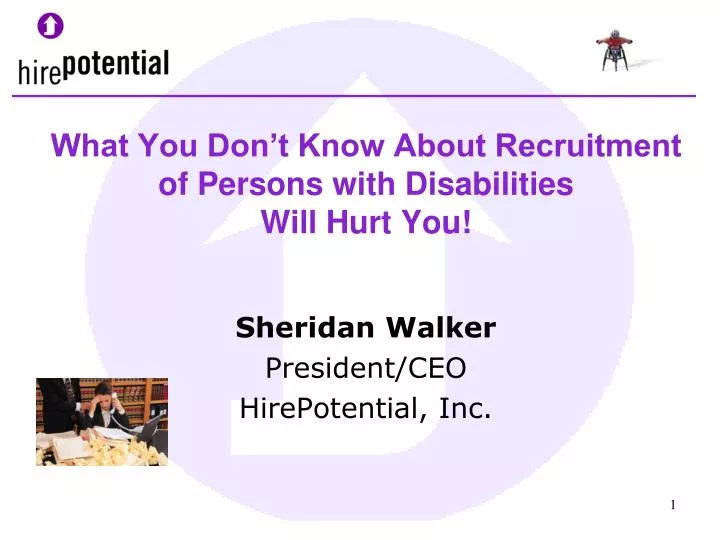 what you don t know about recruitment of persons with disabilities will hurt you
