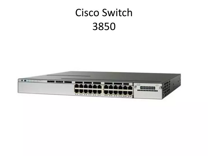 cisco switch 3850