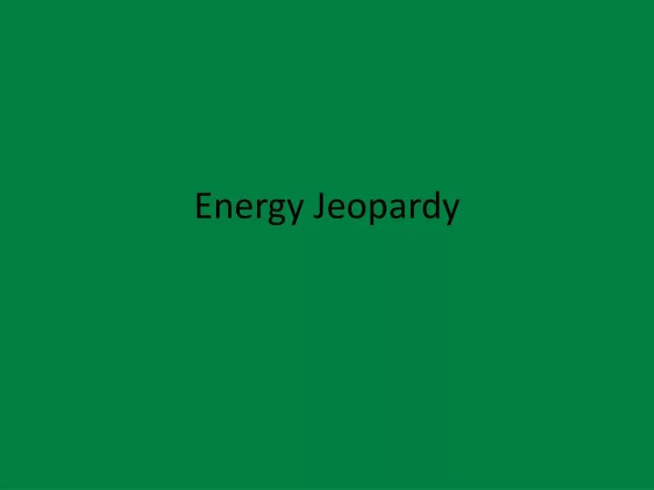 energy jeopardy