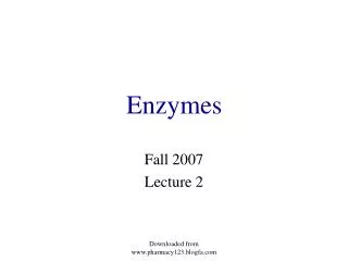 Enzymes