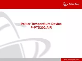 Peltier Temperature Device P-PTD200/AIR