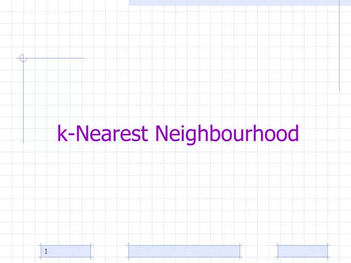 k nearest neighbourhood