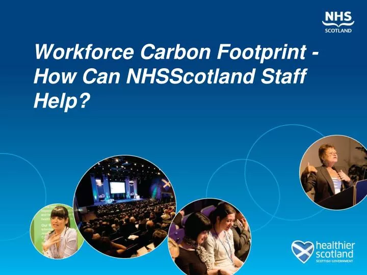 workforce carbon footprint how can nhsscotland staff help