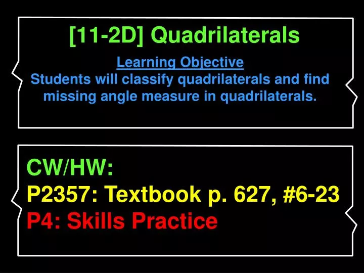 11 2d quadrilaterals