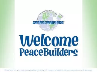 What is PeaceBuilders?