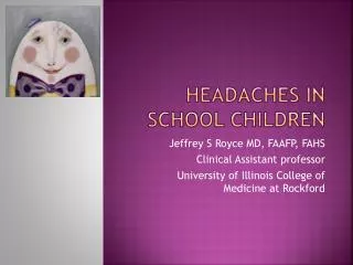 Headaches in school children