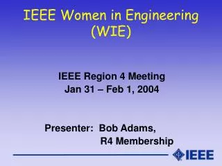IEEE Women in Engineering (WIE)