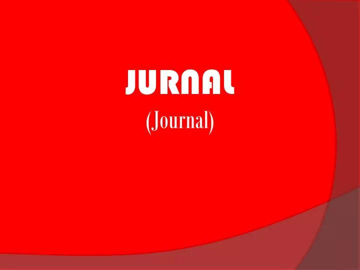 jurnal journal