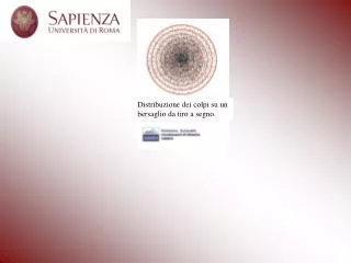Distribuzione dei colpi su un bersaglio da tiro a segno.